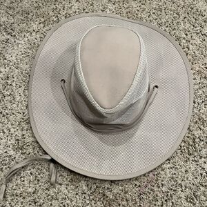 Stetson Beige Mesh Sun Hat